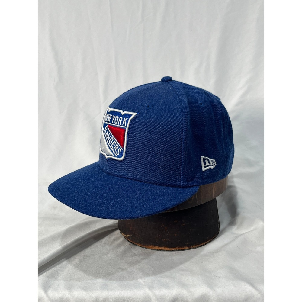 New York Rangers Snapback Hat Blue Embroidered Logo New Era MSG Exclusive - Picture 2 of 16